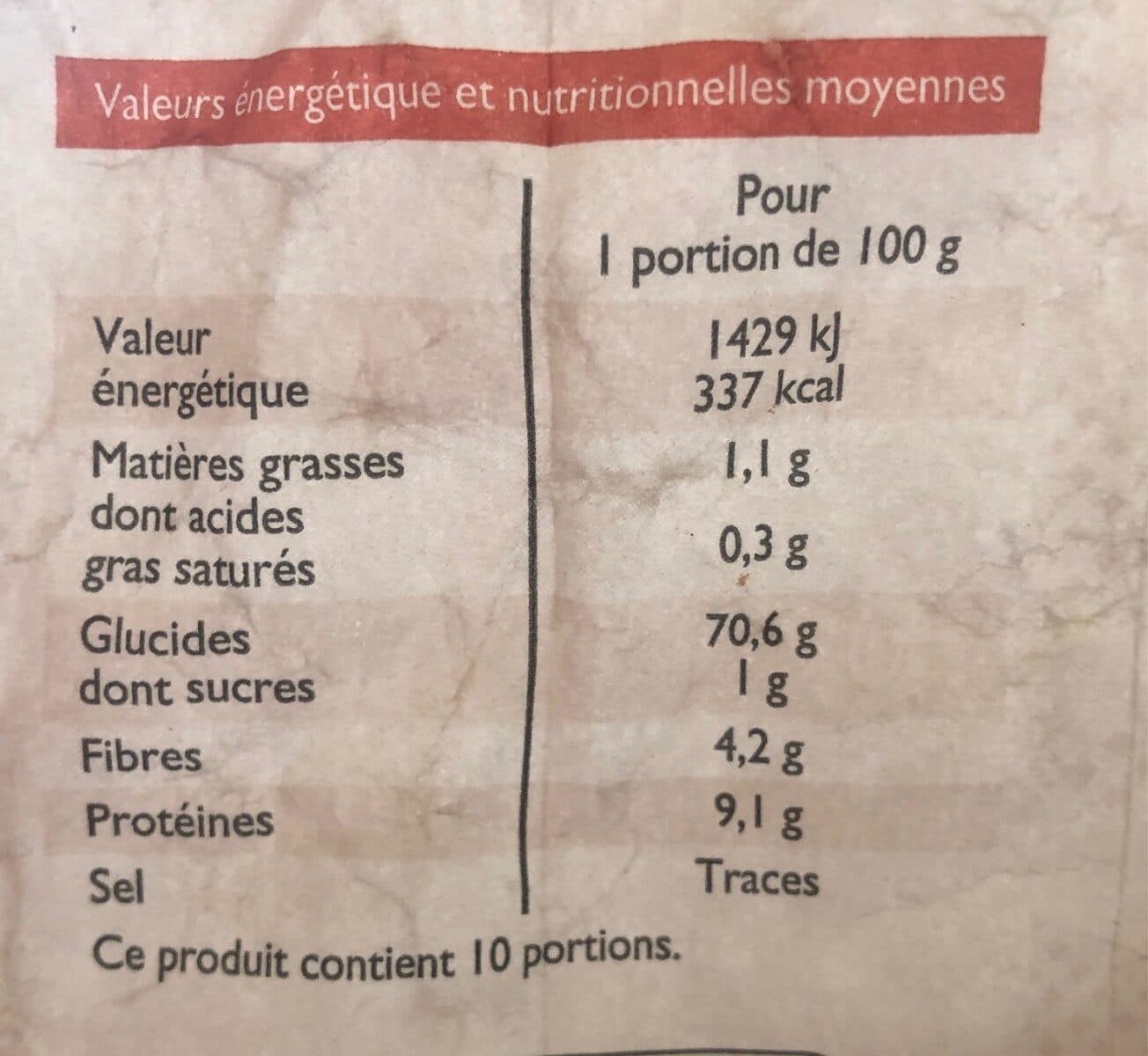 Leader Price Farine de blé T55 packshot