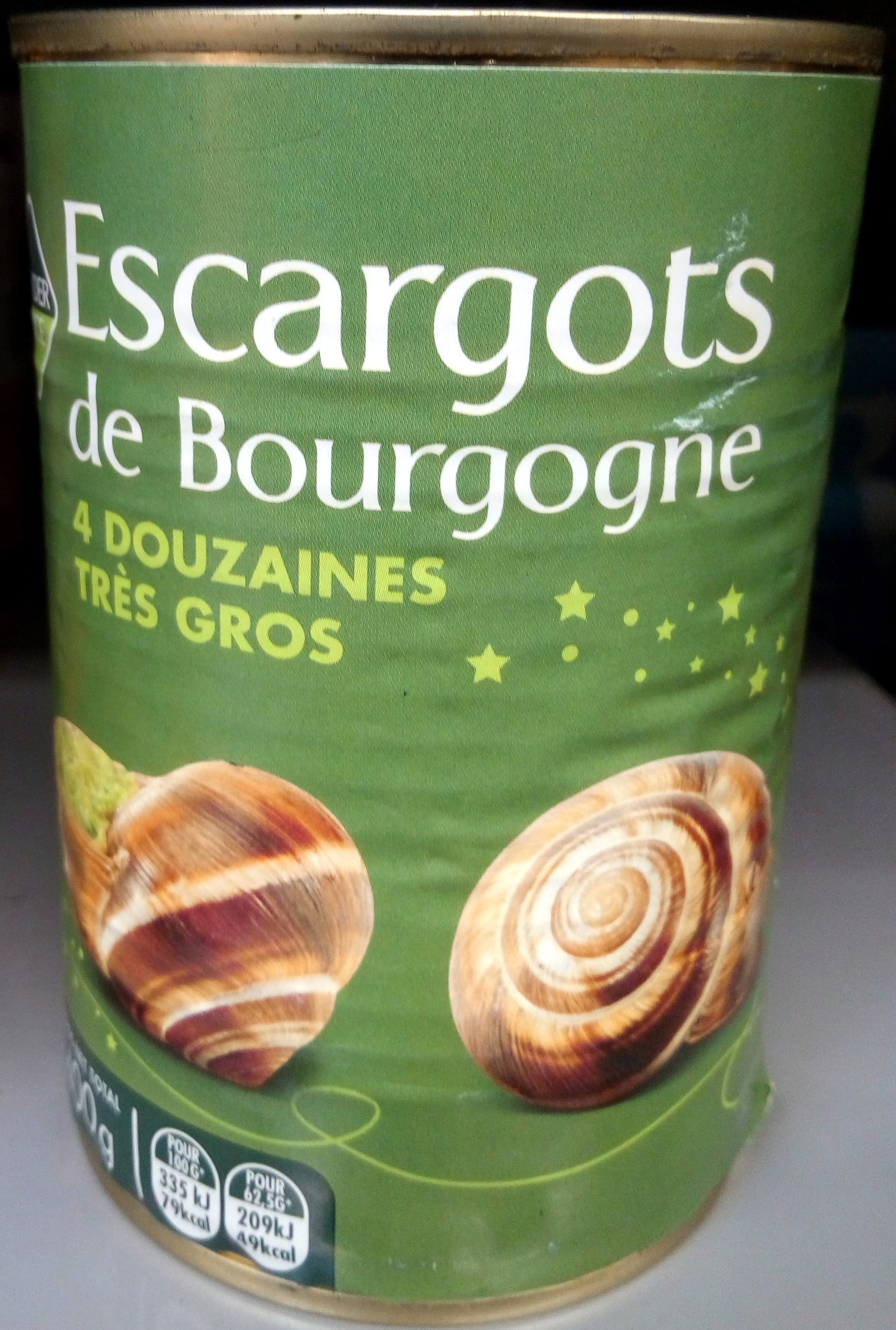 Leader Price Escargots de Bourgogne 4 douzaines très gros packshot