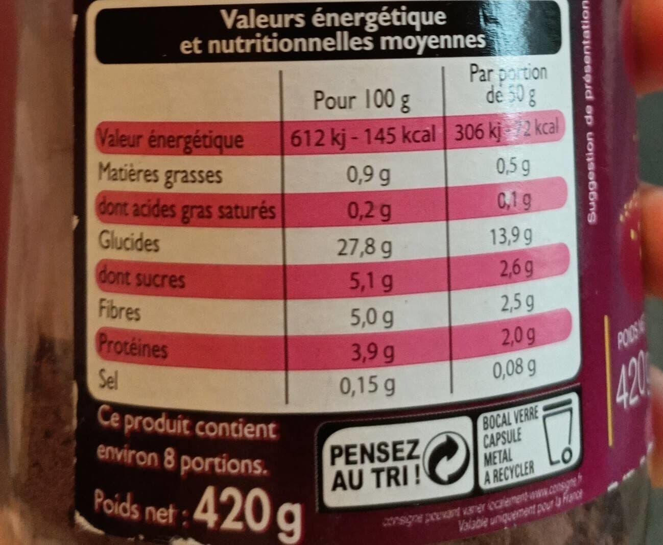Leader Price Marrons entiers cuits à la vapeur packshot
