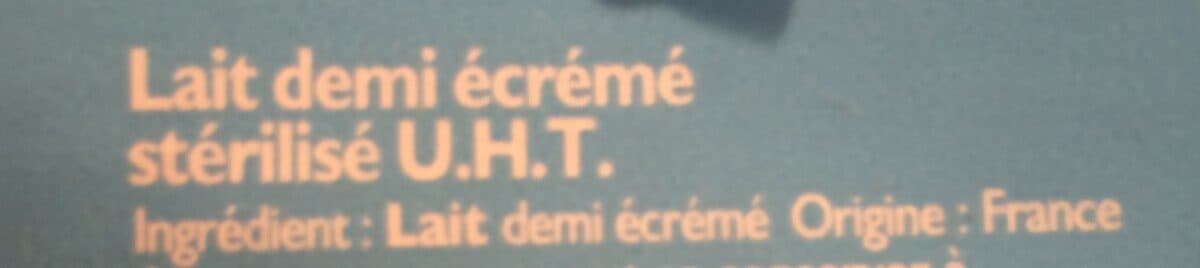 Leader Price Lait demi ecreme packshot