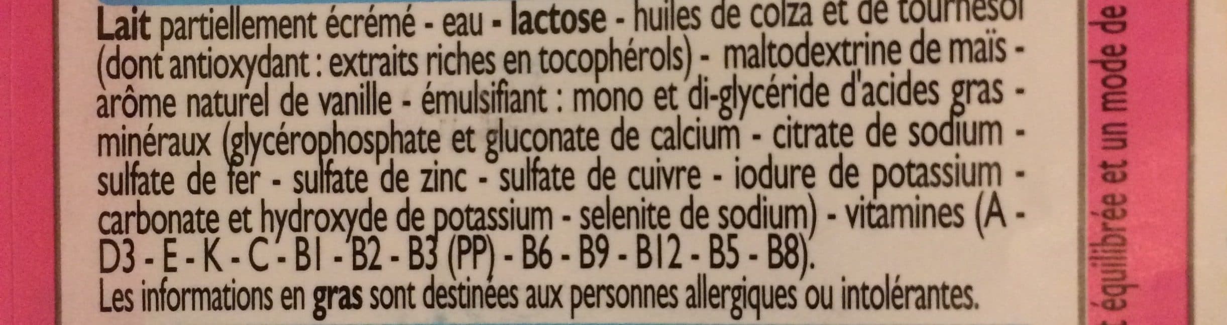 Leader Price Bebe Lait de croissance de 10 mois à 3 ans packshot