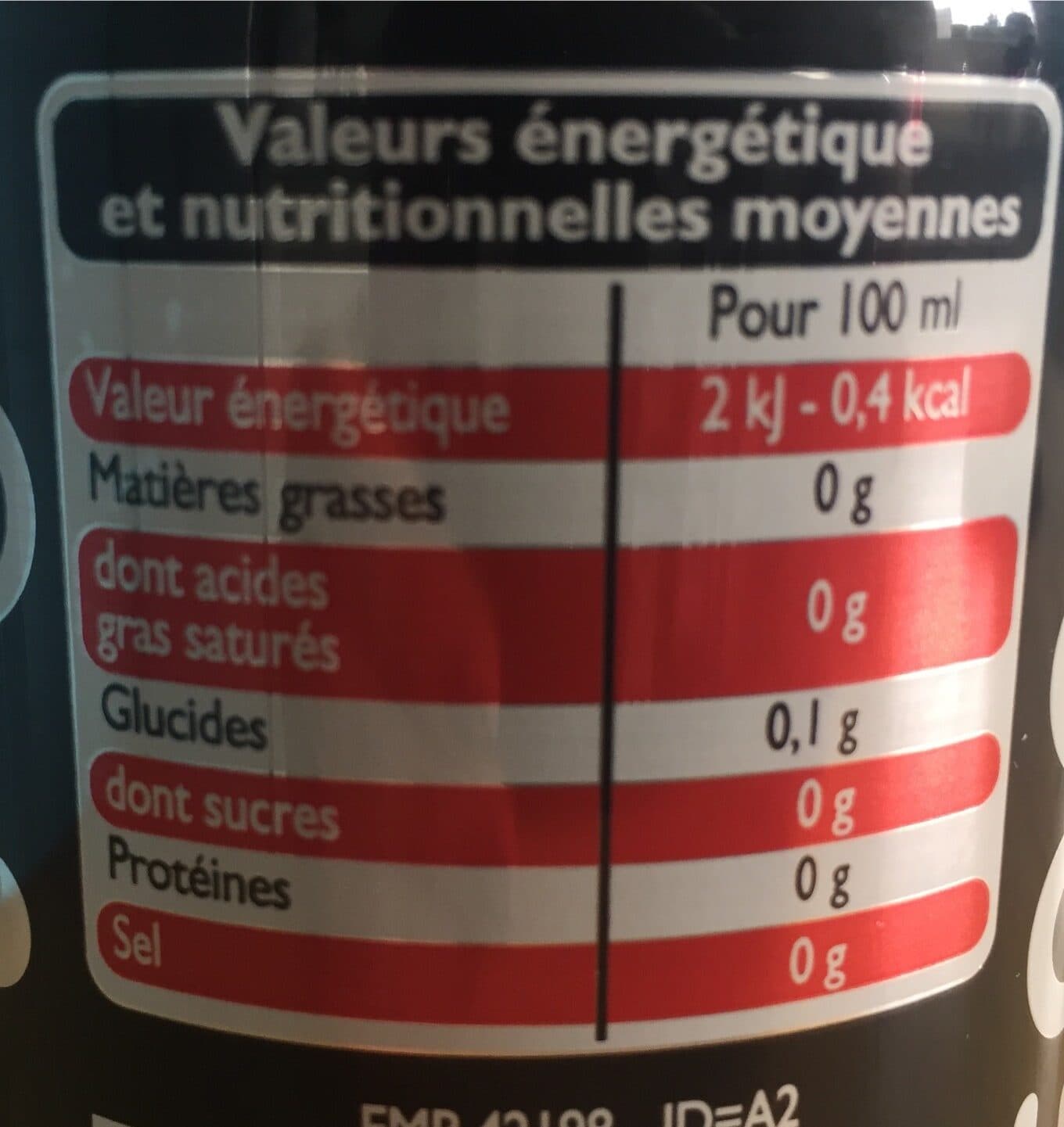 Leader Price Cola Zero Sucre, packshot