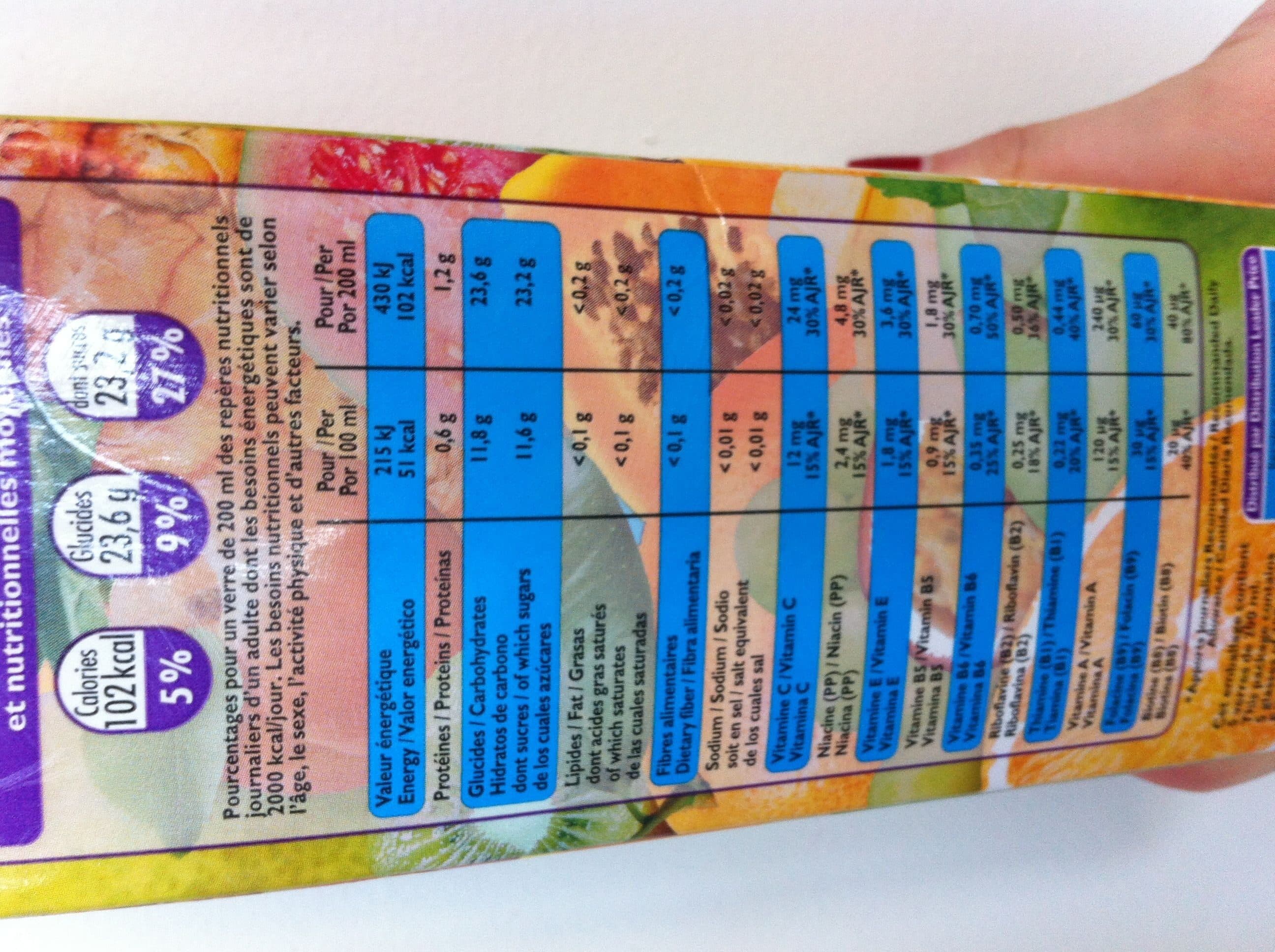 Leader Price Nectar Multifruits Tropical packshot