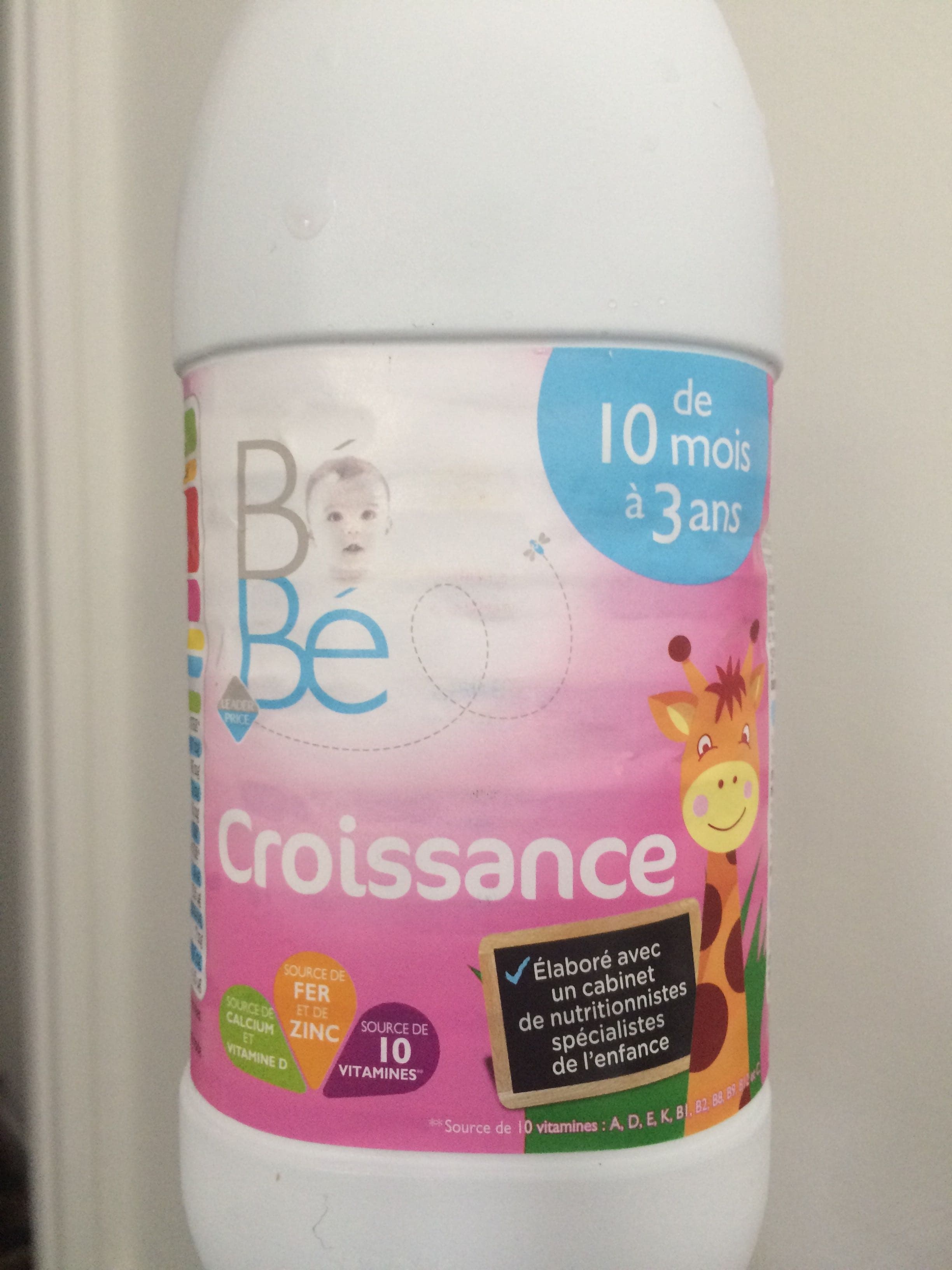 Leader Price Bébé Croissance packshot