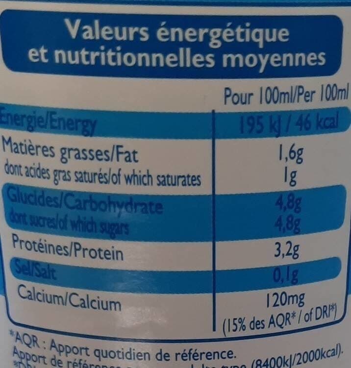 Leader Price Lait demi écrémé packshot