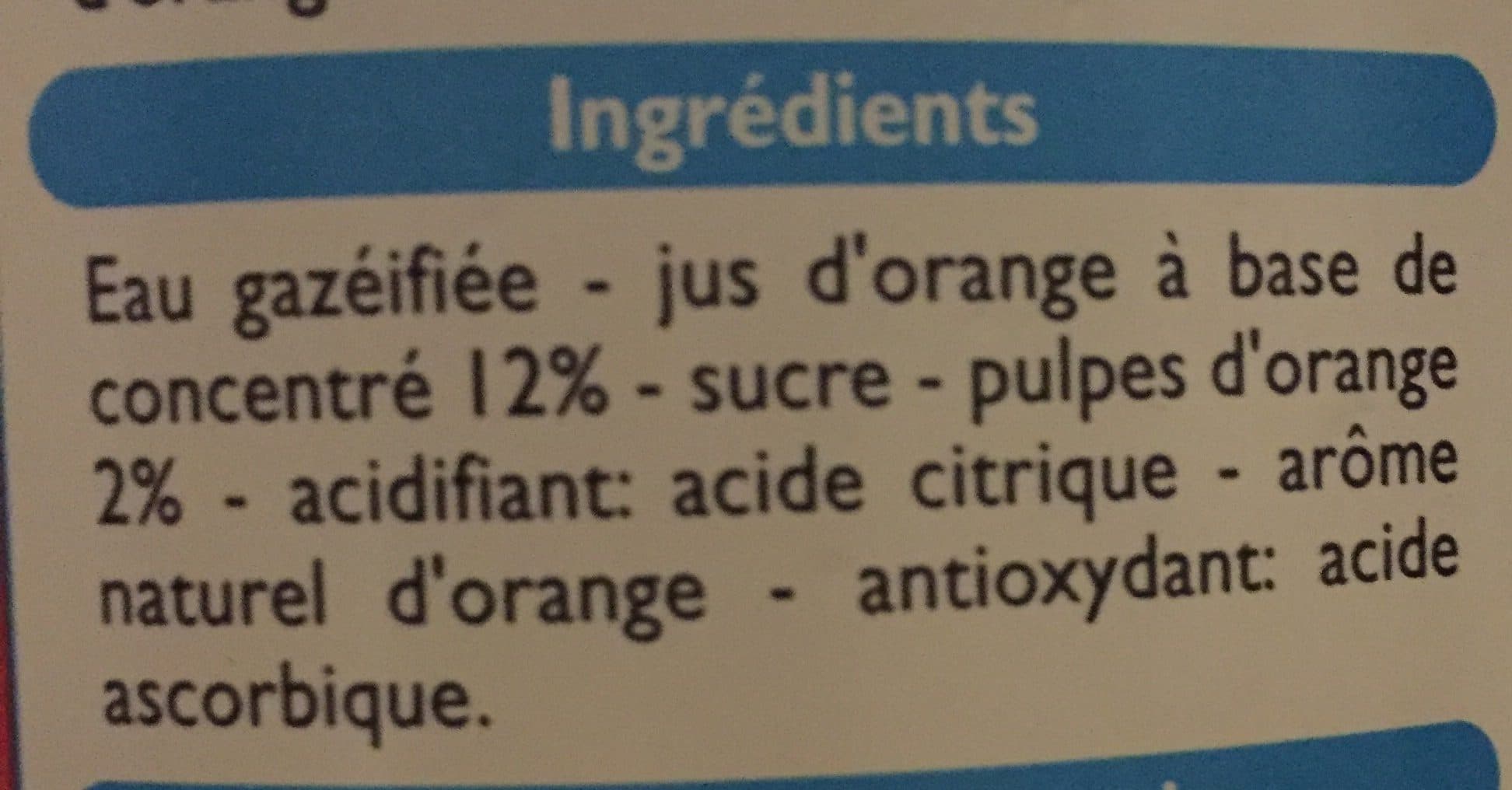 Leader Price Pulpé orange packshot