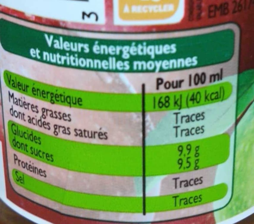 Leader Price Jus de pomme à base de concentré packshot