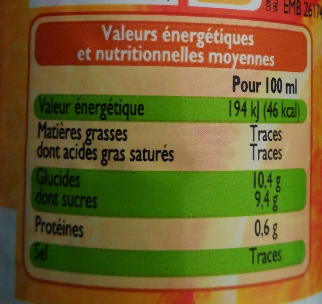 Leader Price Jus D'orange packshot