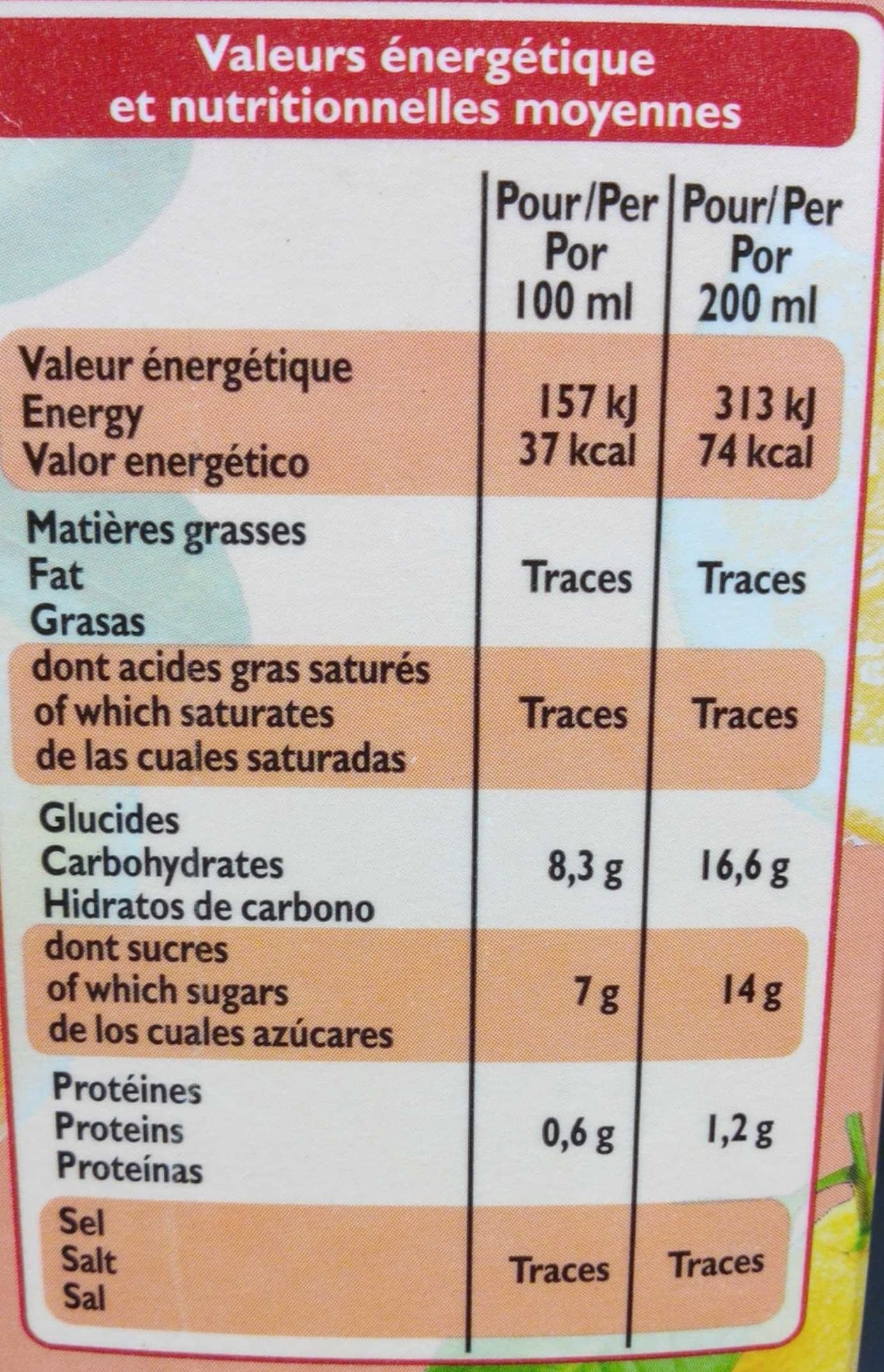 Leader Price Matin Plaisir - 100% Pur Jus Jus Pamplemousse packshot