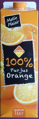 Leader Price 100 % jus d'orange packshot