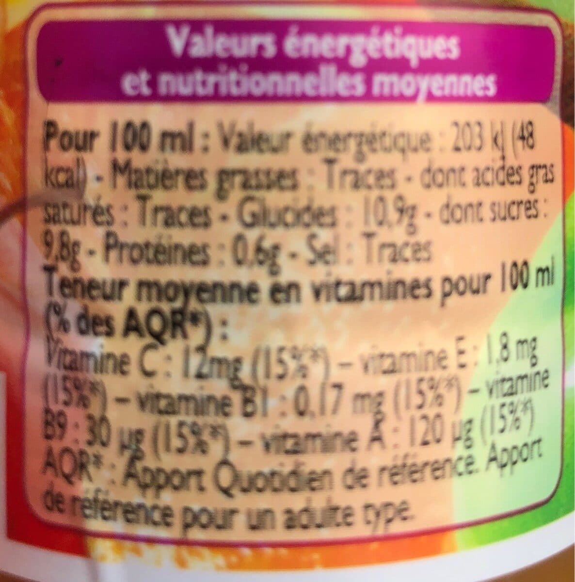Leader Price Cocktail multivitaminé packshot