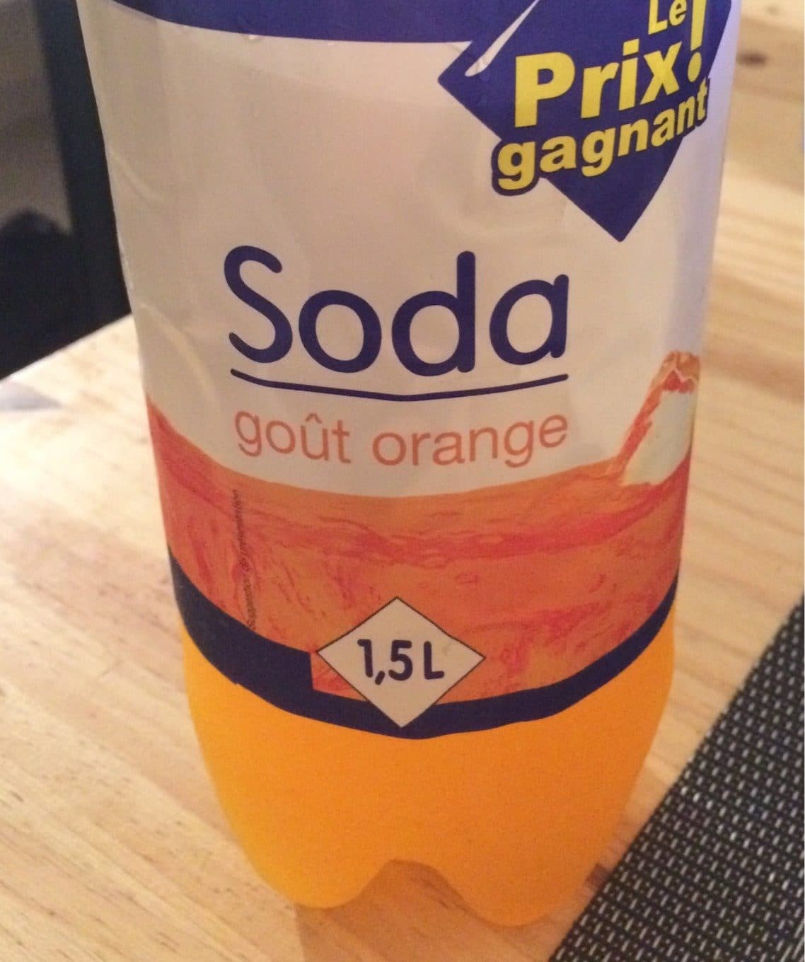 Leader Price Soda gout orange packshot