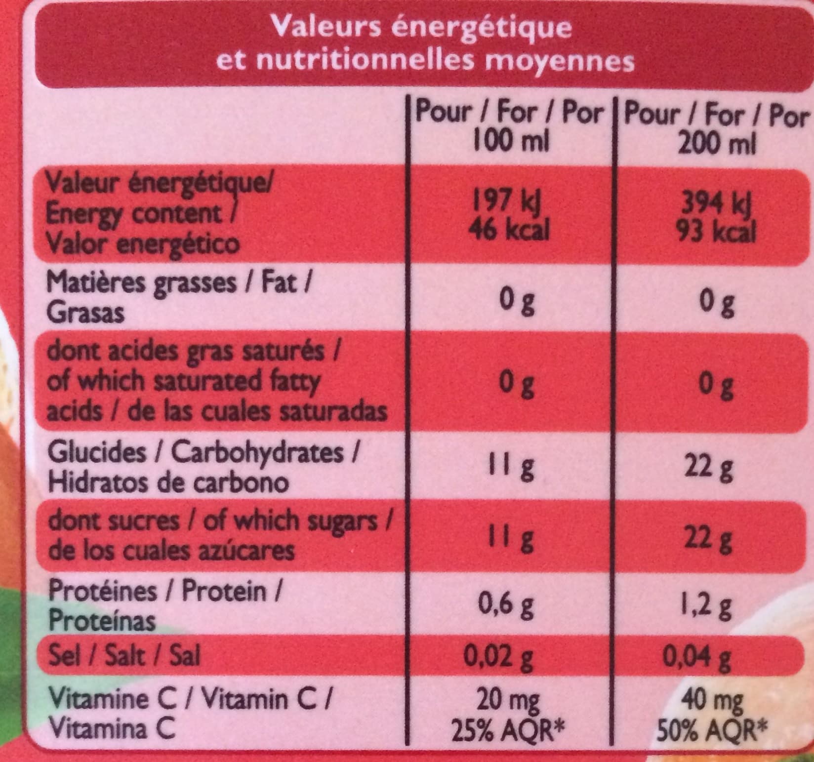 Leader Price 100% pur jus Mandarine Orange Sanguine packshot