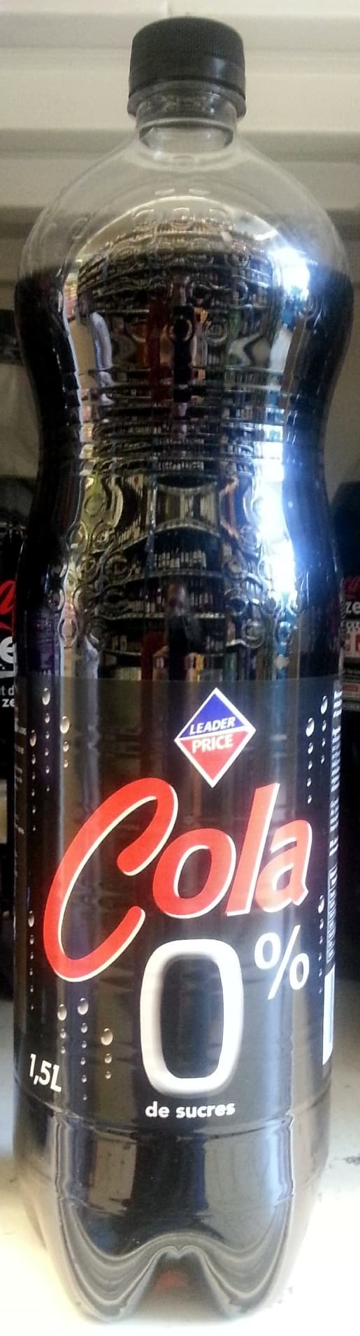 Leader Price Cola 0% packshot