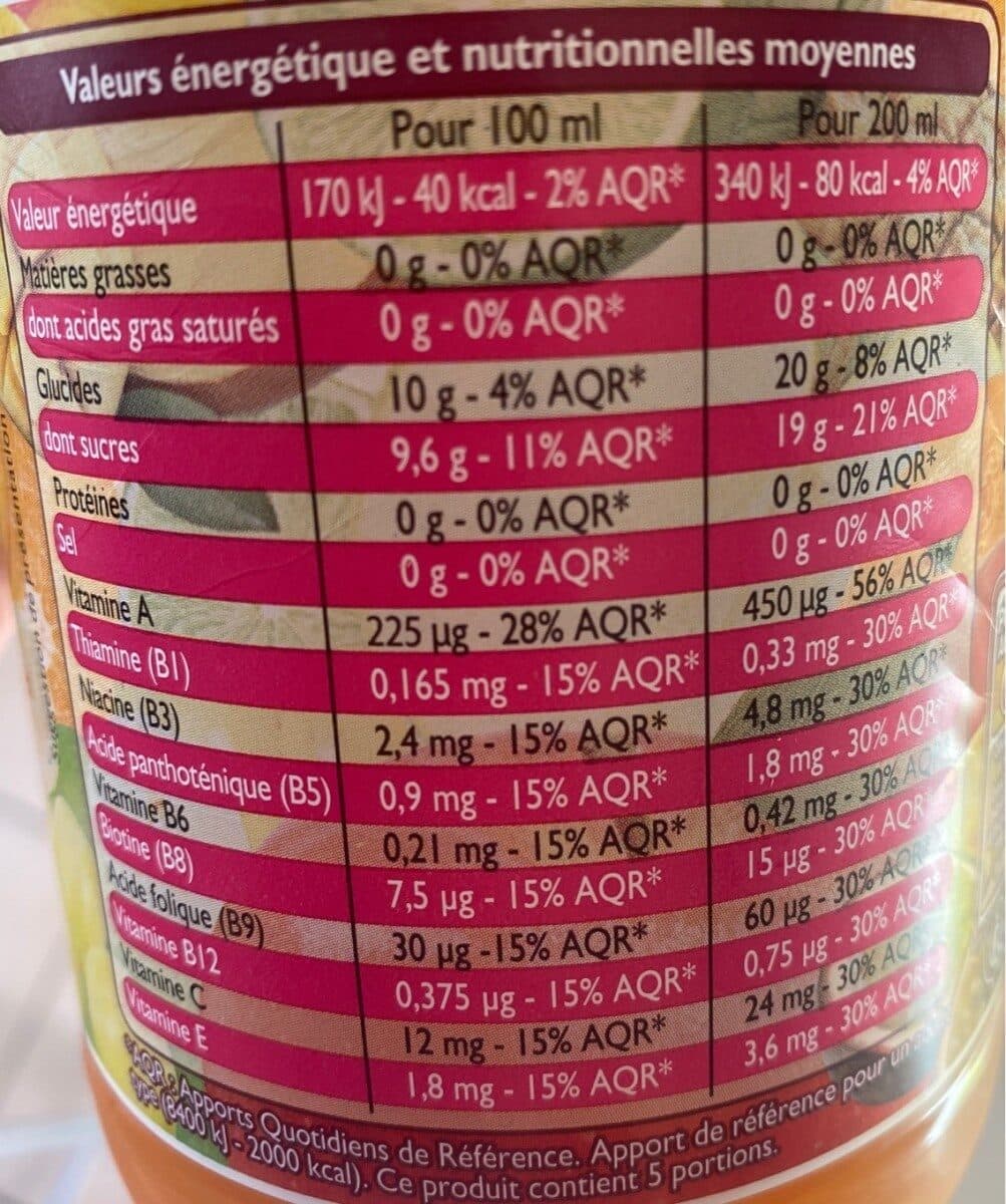 Leader Price Cocktail 12 fruits multivitaminé packshot