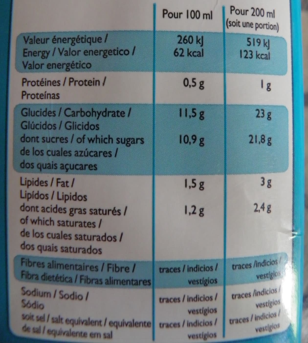 Leader Price Smoothie Ananas Coco Leader Price packshot