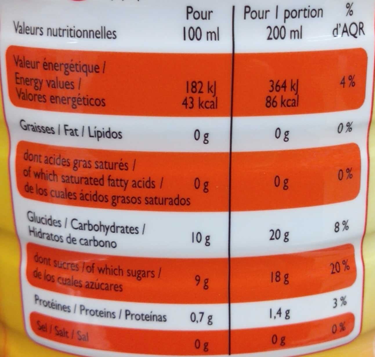 Leader Price Petit Déj' Orange packshot