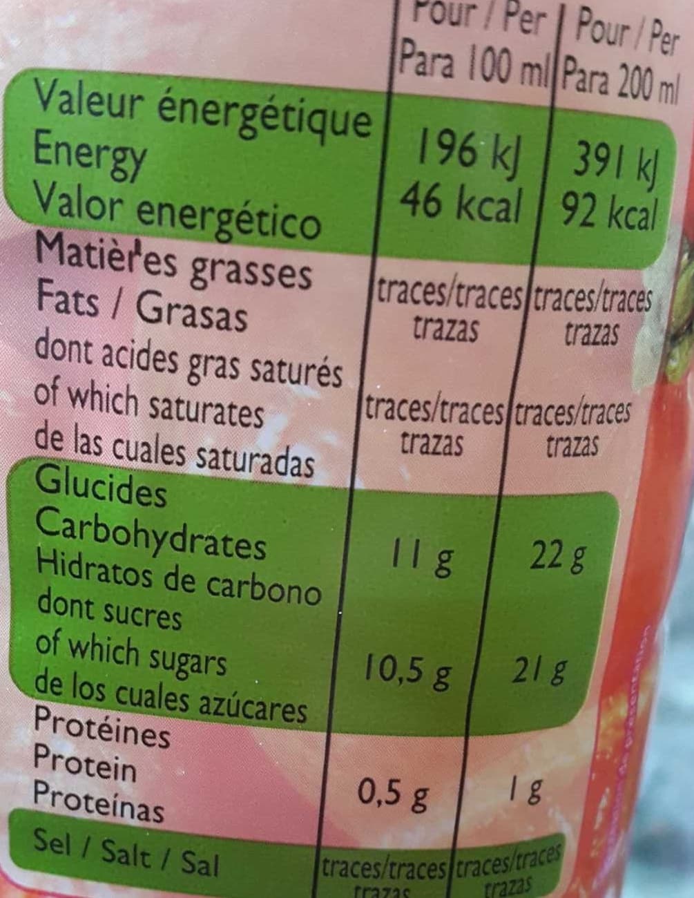 Leader Price Pur jus de clémentine packshot