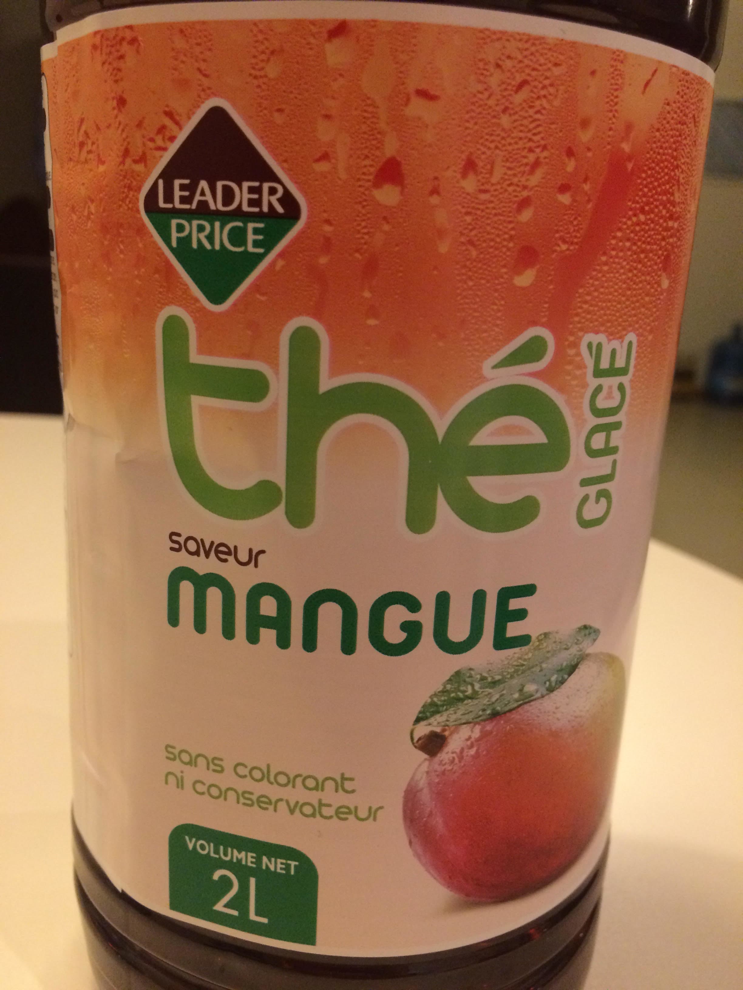 Leader Price Thé glacé saveur mangue packshot