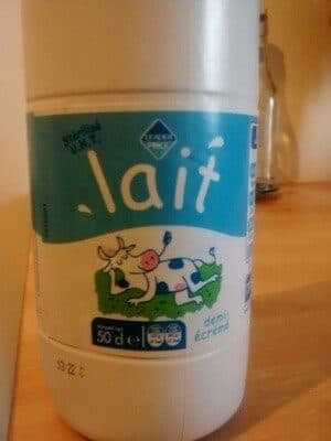 Leader Price Lait demi-écrémé packshot