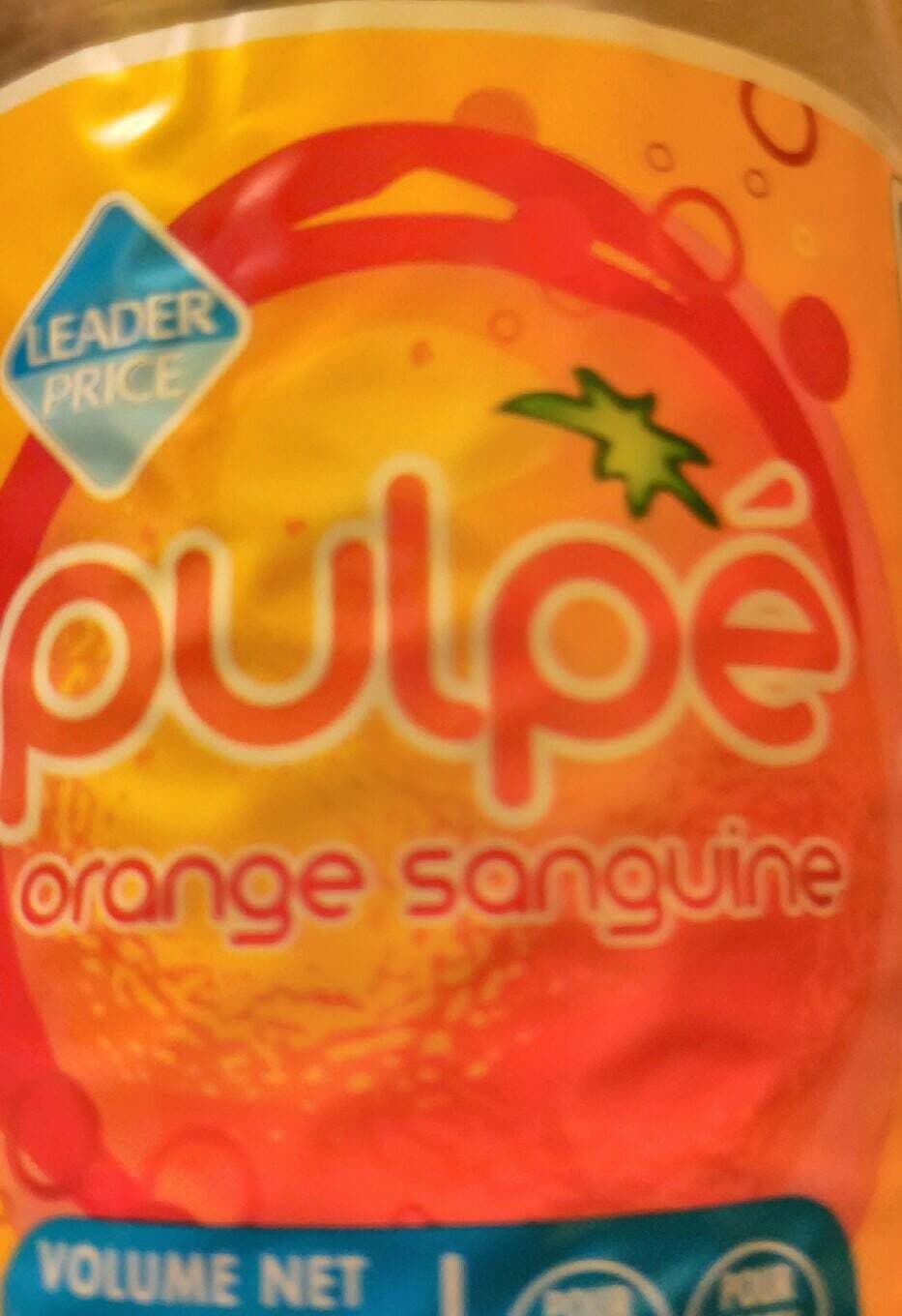 Leader Price Pulpé Orange sanguine packshot