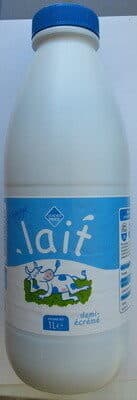 Leader Price Lait Demi-Écrémé packshot