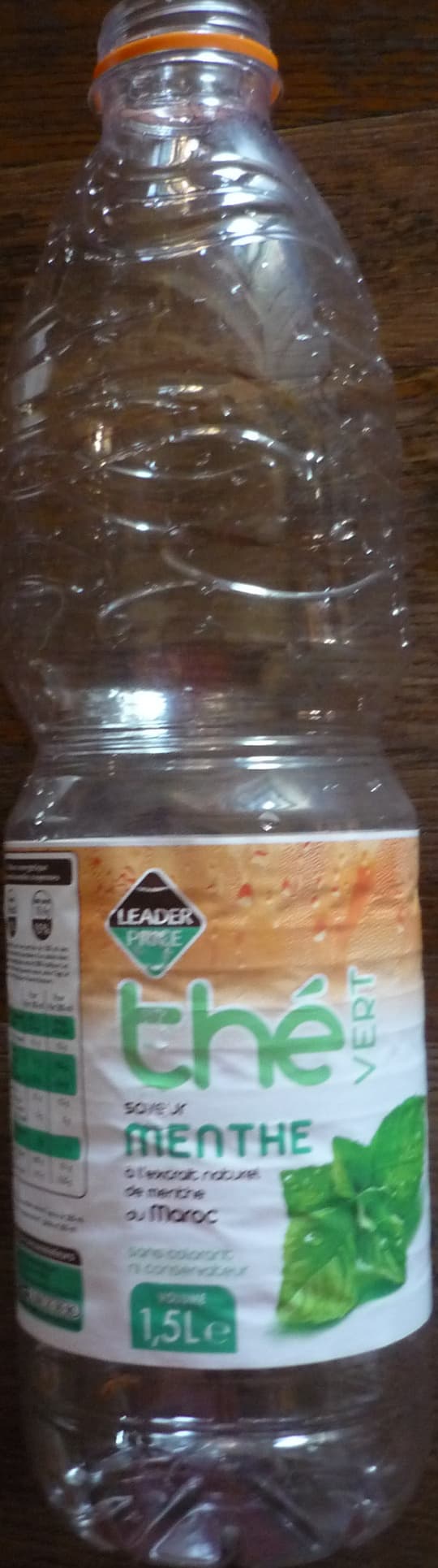 Leader Price Thé vert Saveur Menthe packshot