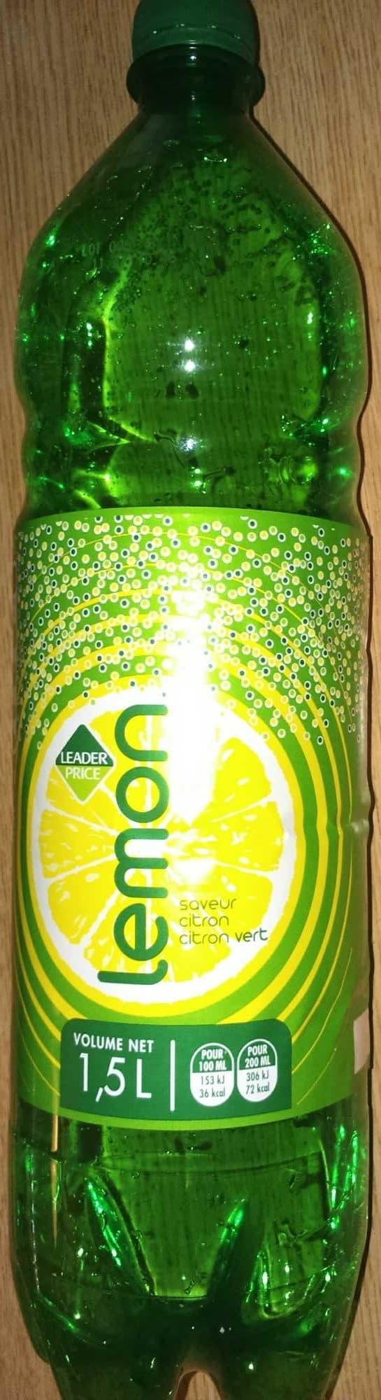 Leader Price Lemon lime packshot