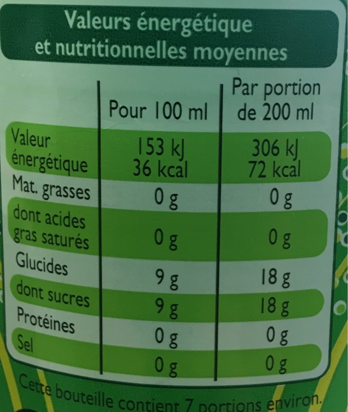 Leader Price Lemon lime packshot