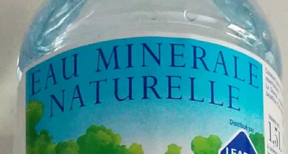 Leader Price Eau minérale naturelle packshot