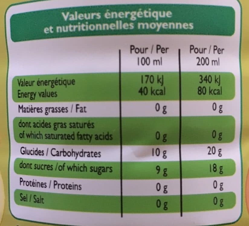 Leader Price Boisson pomme poire à l'Eau de Source packshot