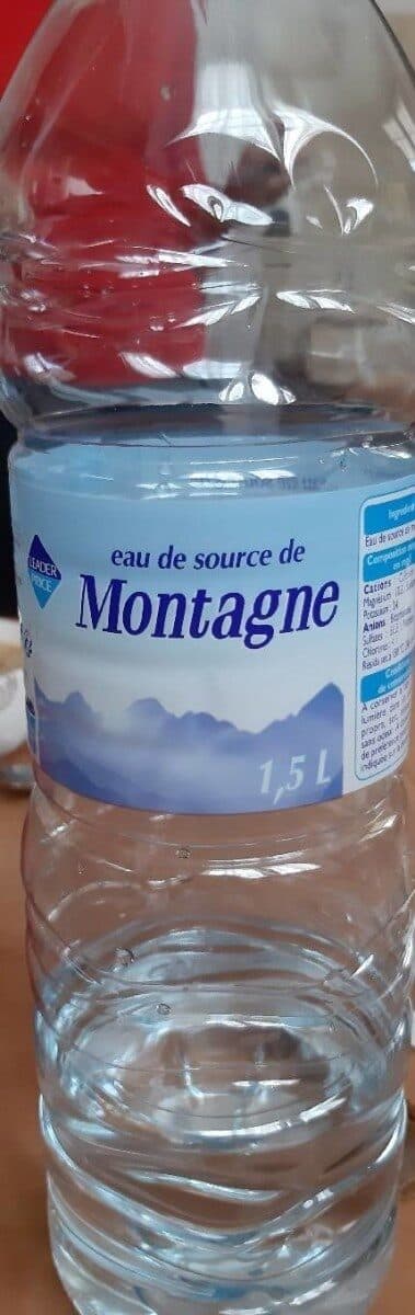 Source Baupré Eau de source de Montagne packshot