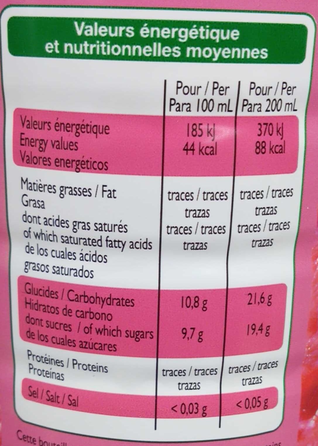 Leader Price Nectar goyave packshot