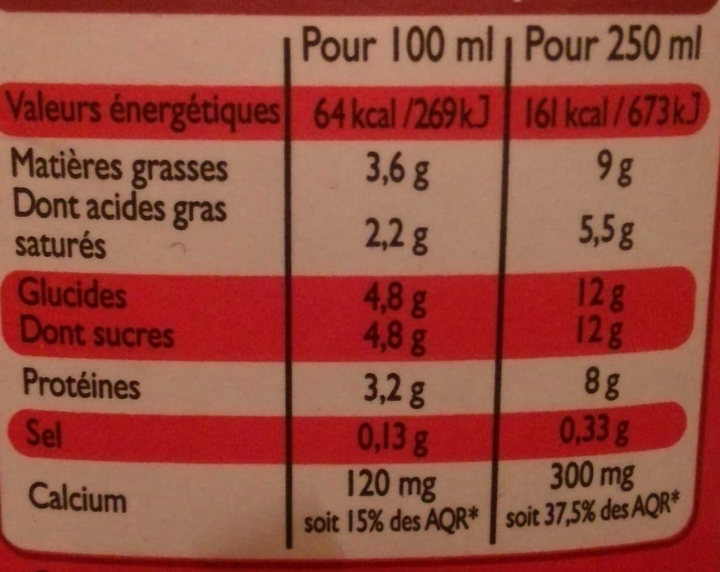 Leader Price Lait entier stérilisé U.H.T packshot