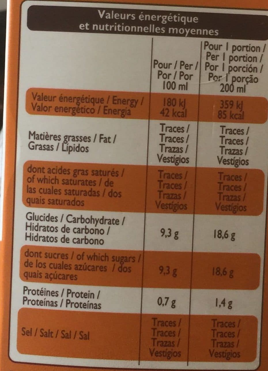 Leader Price 100% PUR JUS ORANGE ORIGINE MÉDITERRANÉE packshot