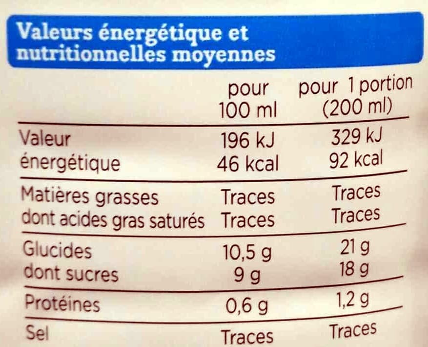 Franprix Pur jus orange sans pulpe 100% pur jus packshot