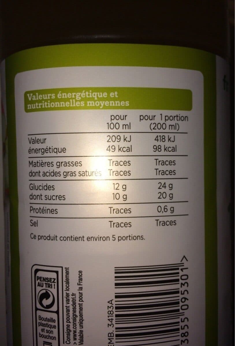 Franprix pur jus de pommes packshot