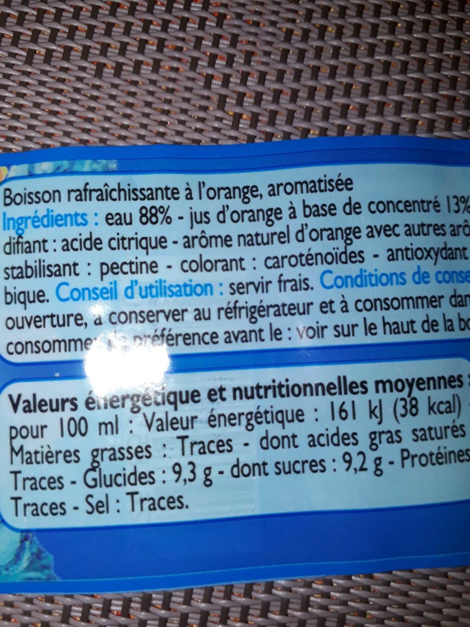 Leader Price Topi' fruits à l'orange packshot