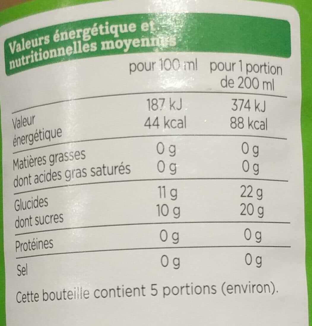 Franprix 100% Pur Jus Pomme Bio packshot