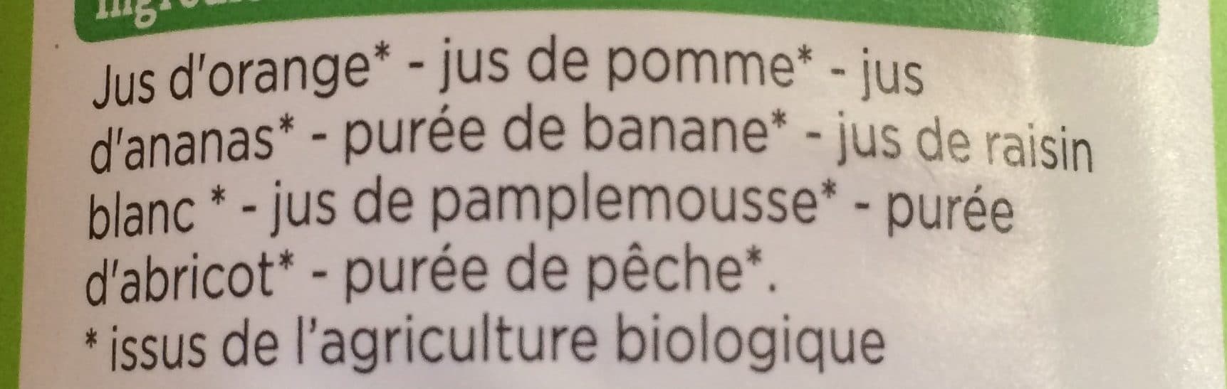 Franprix Multifruits Bio - 100% pur jus packshot