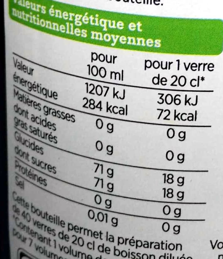 Franprix Sirop de Menthe packshot