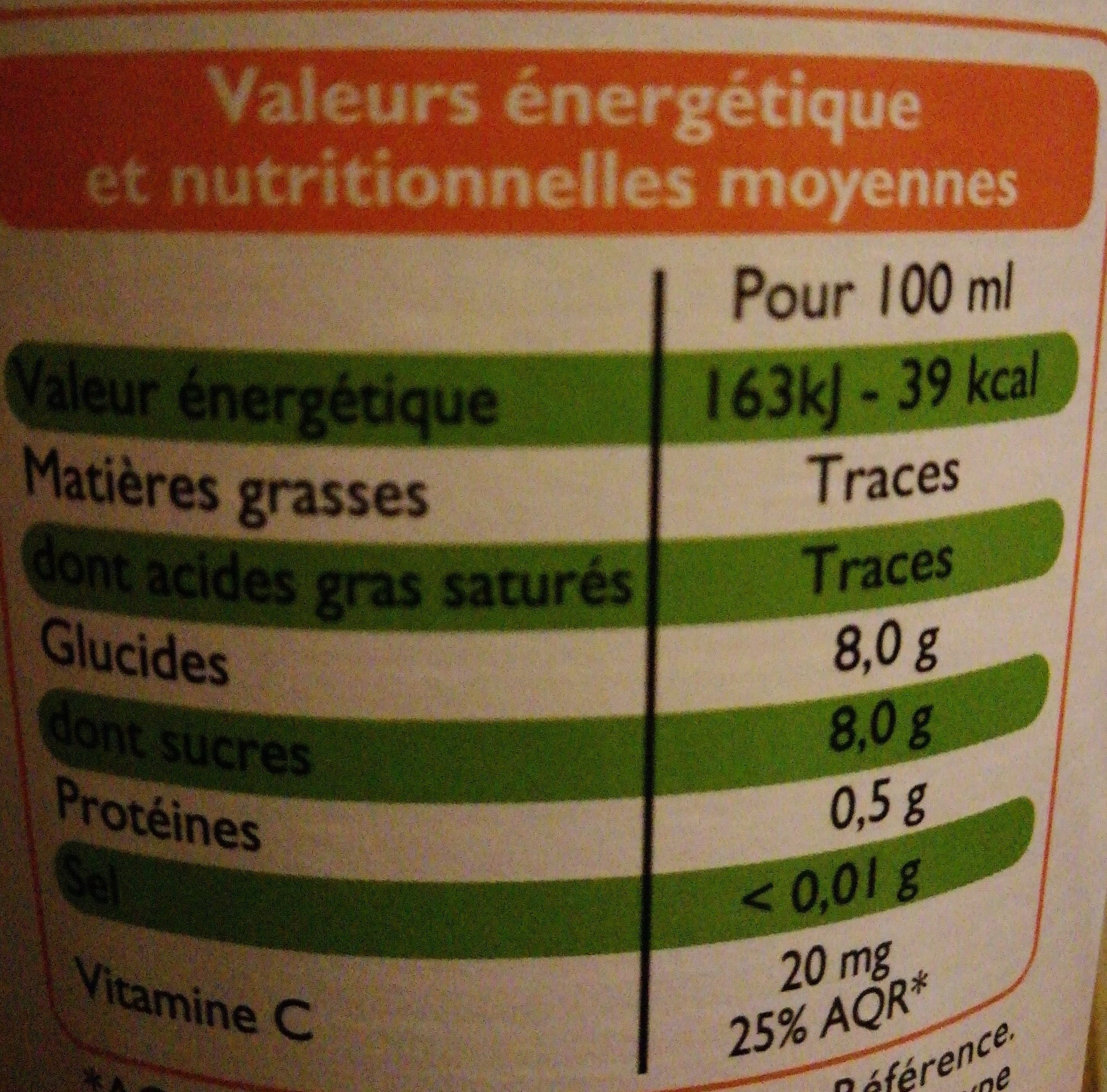 Leader Price Pur Jus d'orange packshot