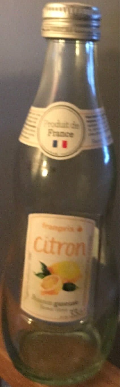Franprix Boisson gazeuse saveur citron packshot