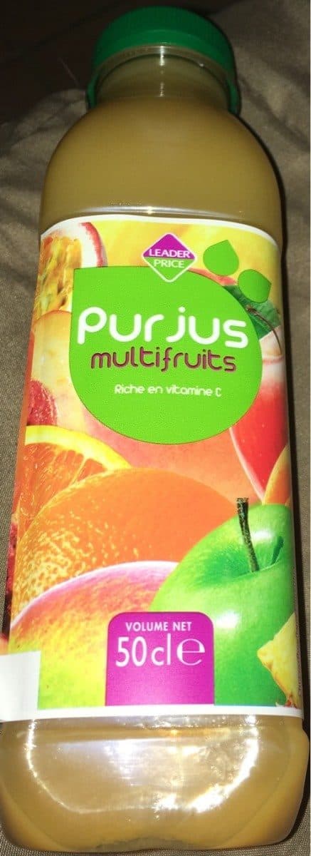 Leader Price Purs jus multifruits packshot