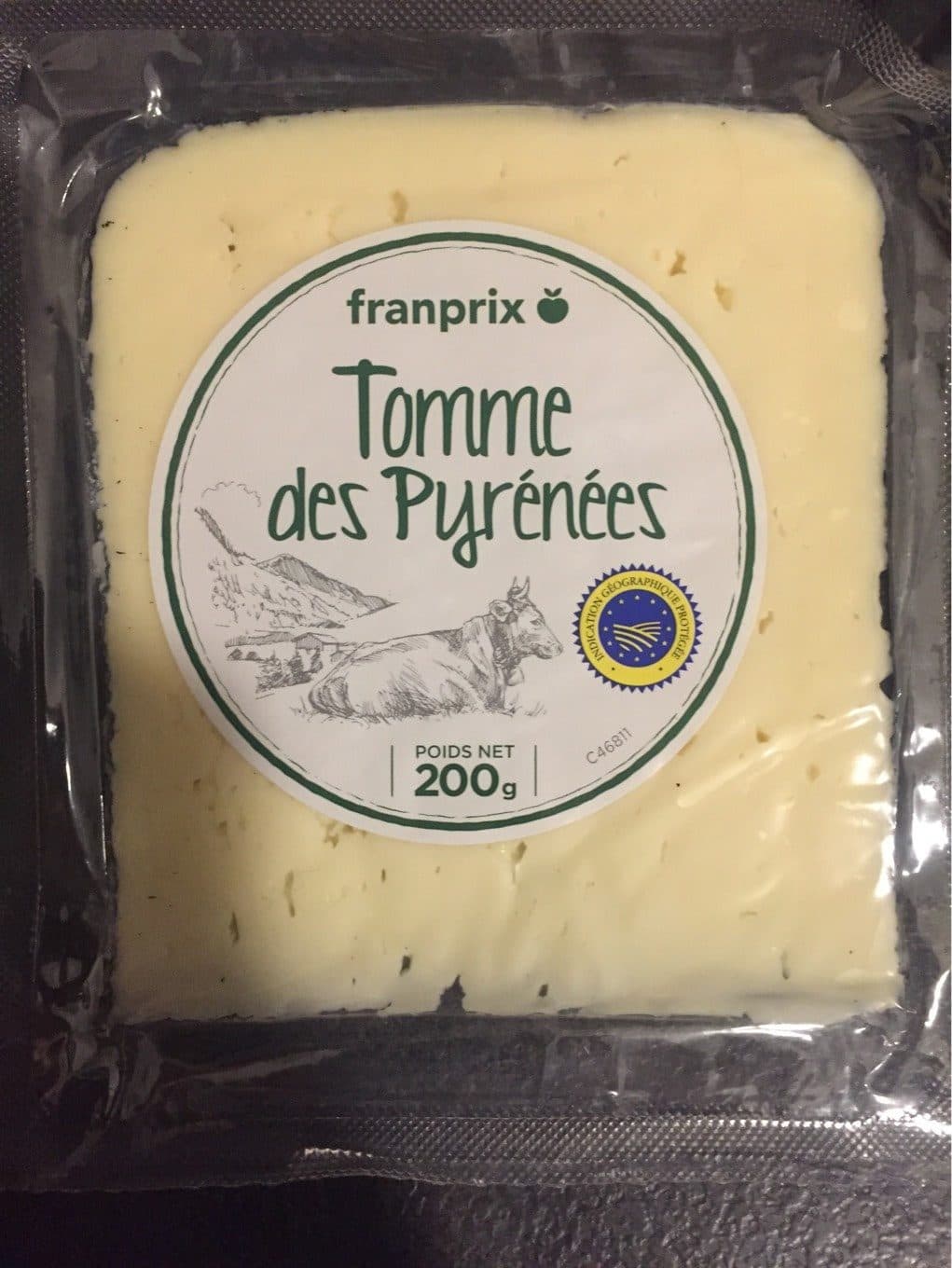 Franprix Tomme des Pyrénées packshot