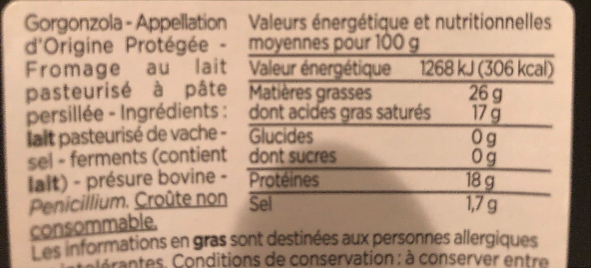 Franprix Gorgonzola AOP packshot