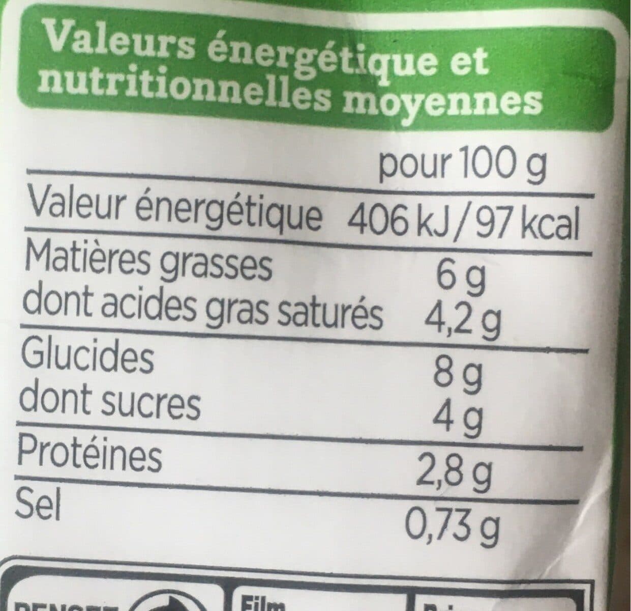 Franprix sauce béchamel 10% MG packshot