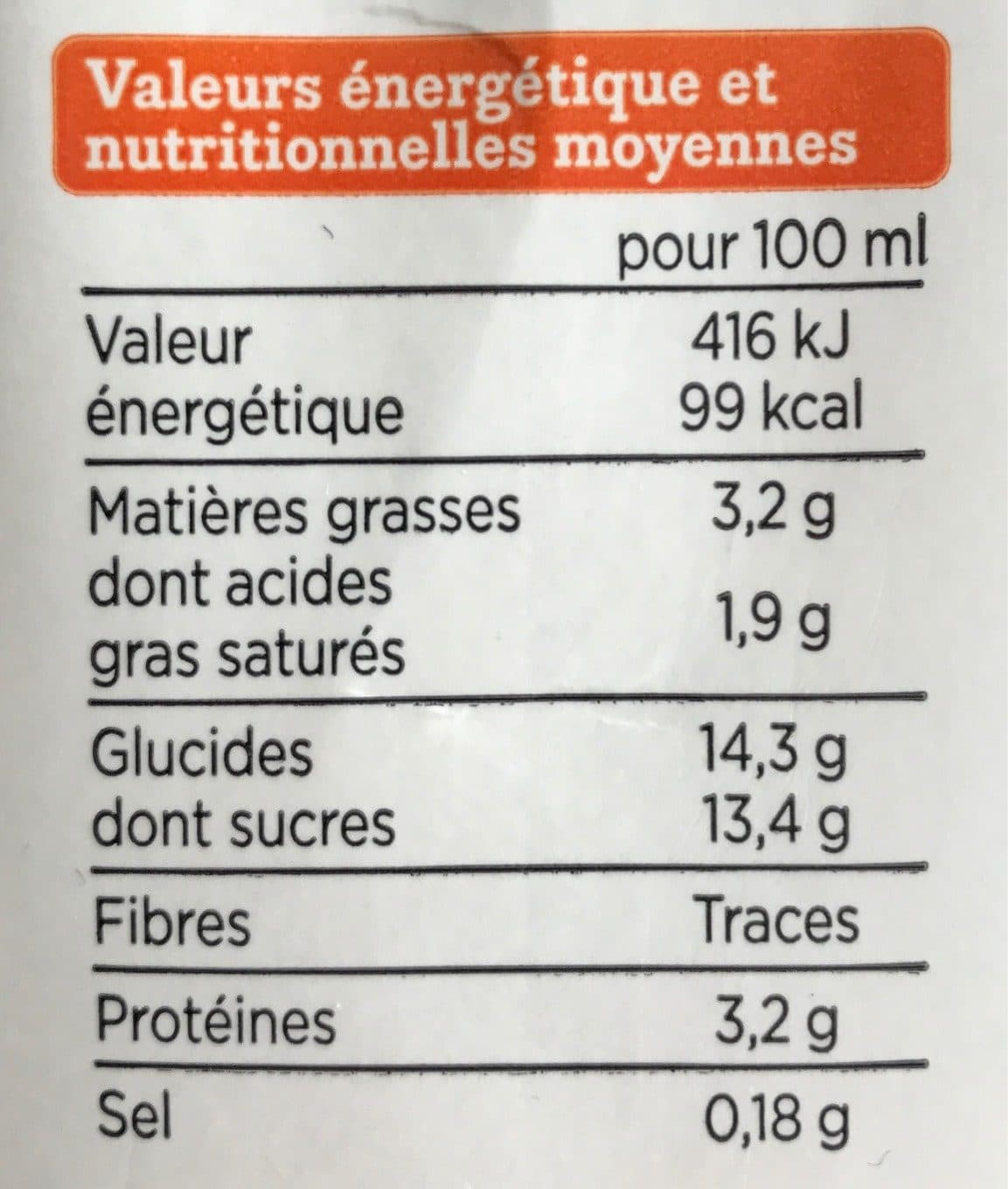 Franprix Crème Anglaise arôme vanille packshot