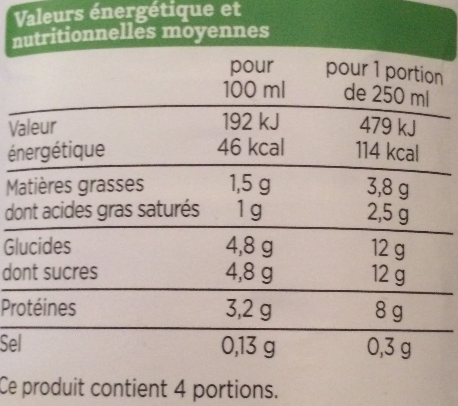 Franprix Lait BIO demi-écrémé packshot