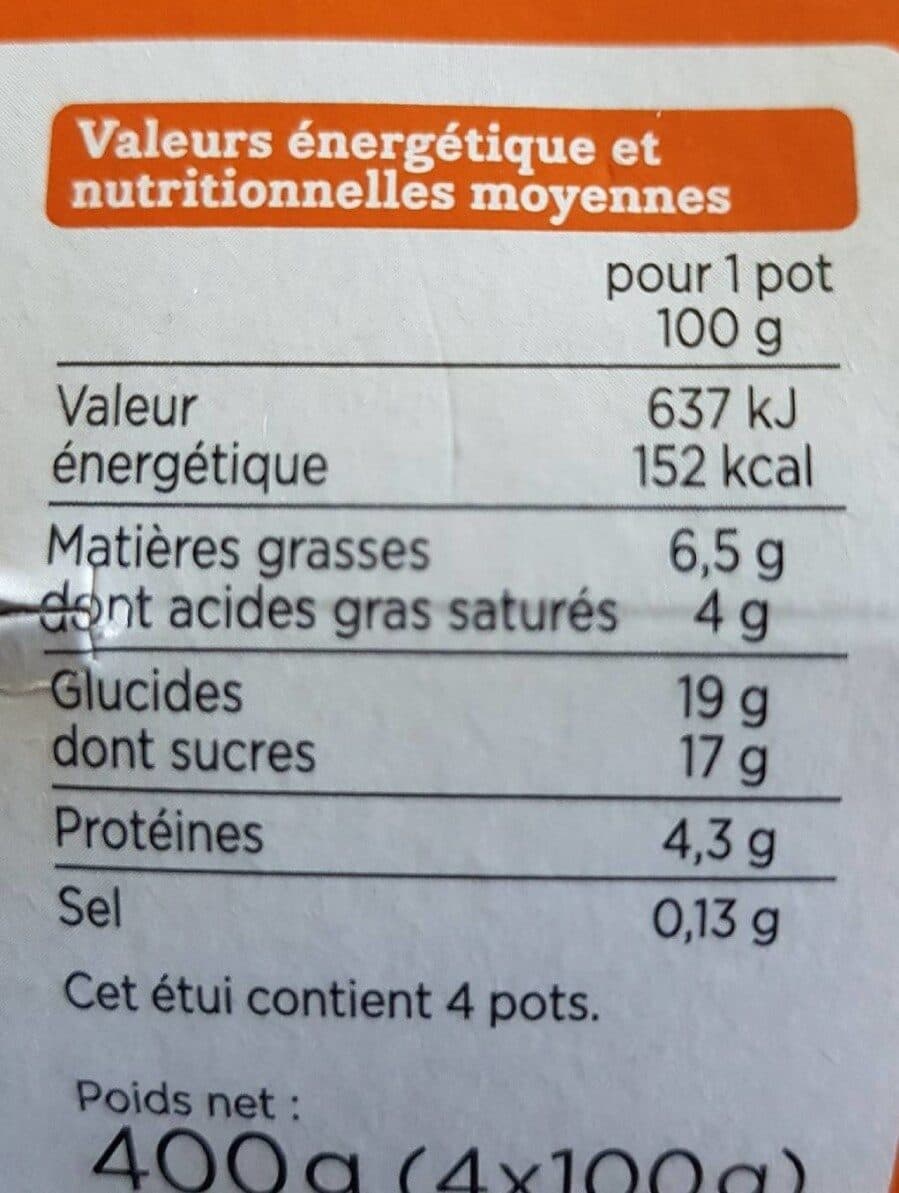 Franprix Crème aux oeufs saveur vanille packshot